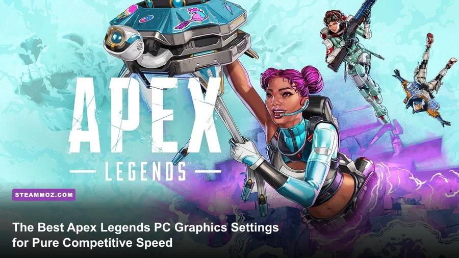 Apex Legends intense competitive gunfight showing smooth high frame rate performance