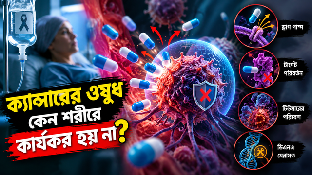 ক্যান্সারের ওষুধ কেন শরীরে কার্যকর হয় না? কেন কি বলছে গবেষণায় ।