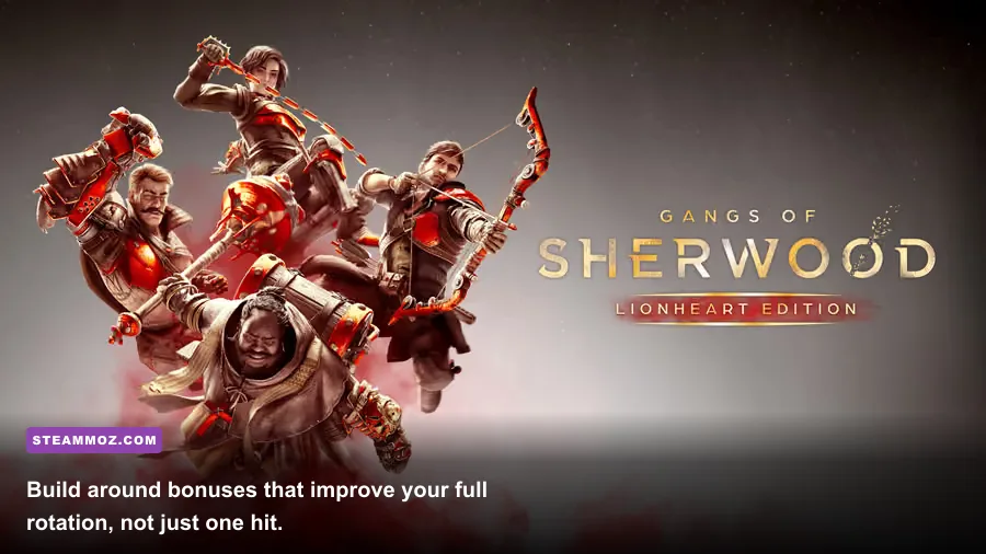 Gangs of Sherwood equipment and relic loadout menu showing character gear