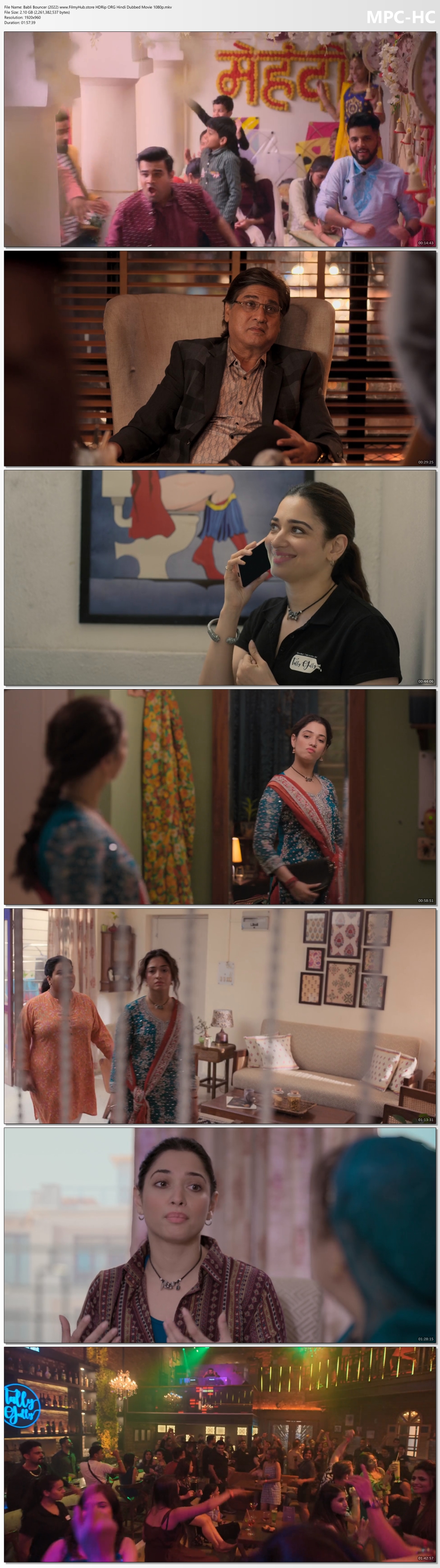 Babli Bouncer (2022) www Filmy Hub store HDRip ORG Hindi Dubbed Movie 1080p mkv thumbs