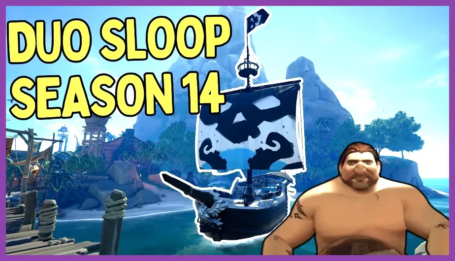 Sea of Thieves Sloop duo fighting ghost fleet