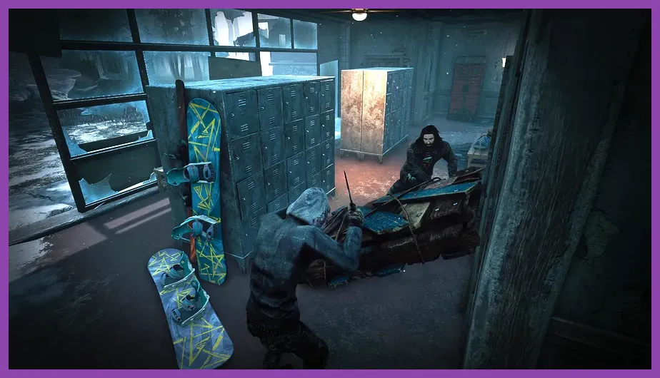 Survivor healing teammate using optimal perk loadout