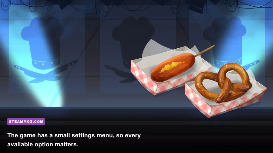 Cook Serve Delicious 2 PC graphics and display options menu