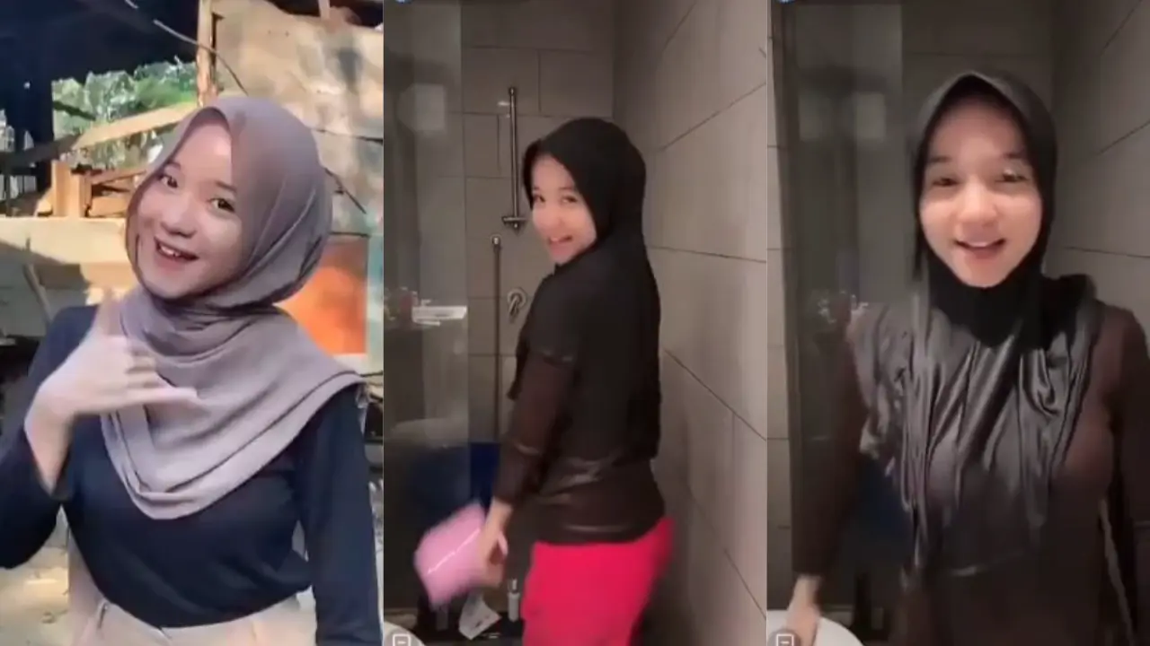 Cewek Tiktokers heyhest Blunder Mandi Anu Basah Viral
