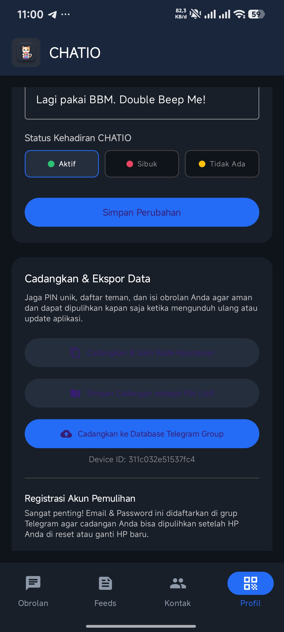 CHAT IO Screenshot