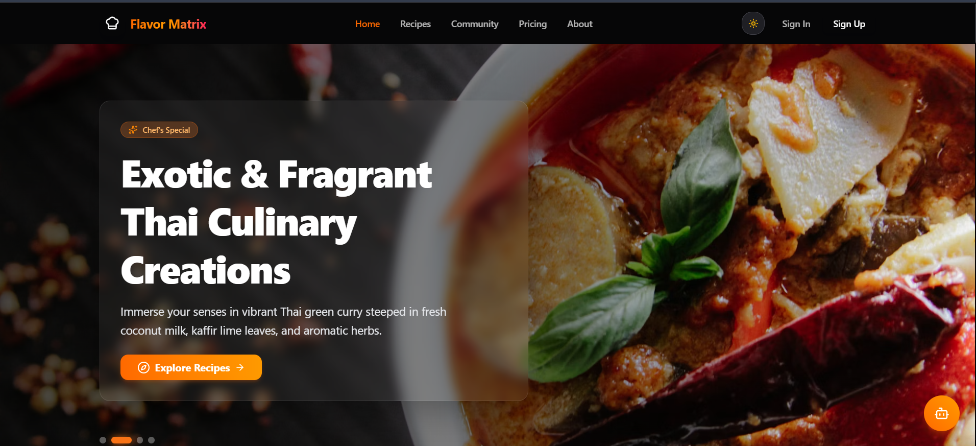 Flavor Matrix - Recipe Sharing Platform