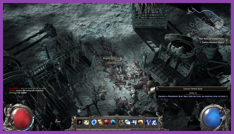 Path of Exile 2 active skill gem support gem setup menu