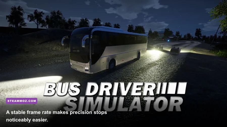 Bus Driver Simulator driving controls and graphics settings