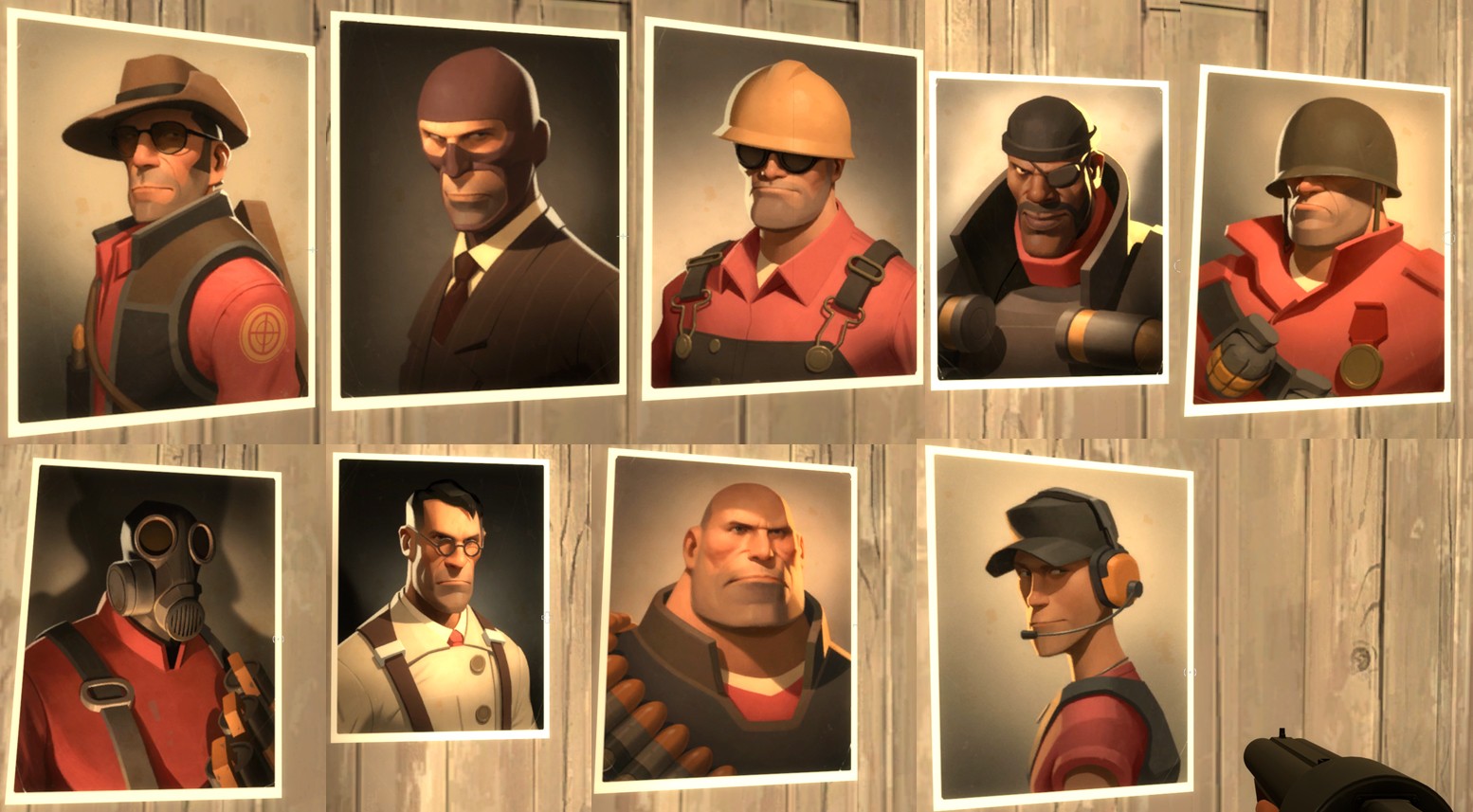 TF2 Pyro firing a flamethrower in combat