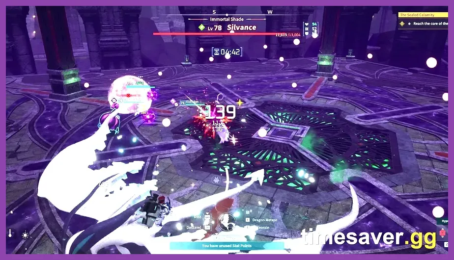 Palworld player battling the Tower of the XYZ endgame boss