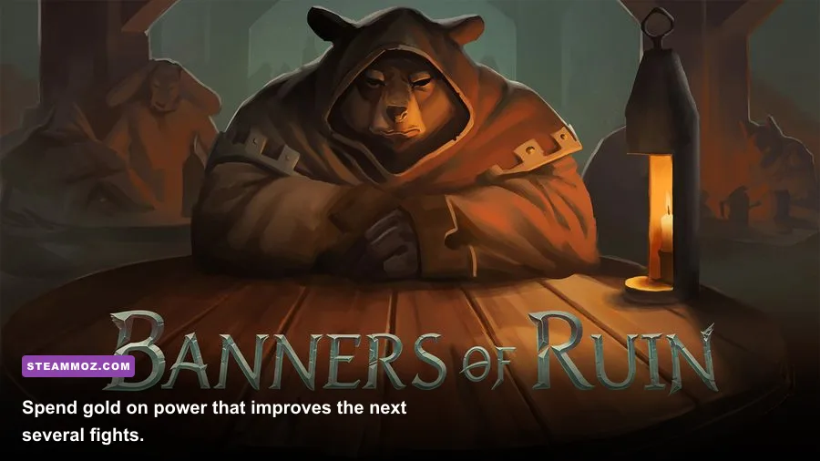 Banners of Ruin shop screen with gold and purchasable upgrades