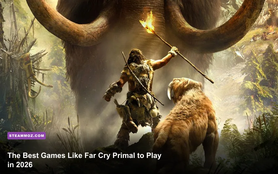 Takkar hunting in the wilderness of Oros in Far Cry Primal