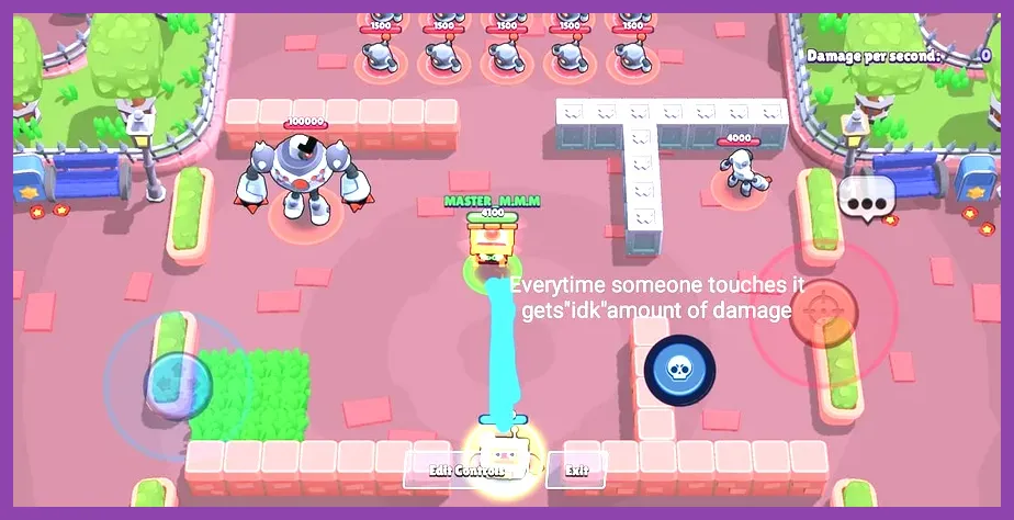 Boss casting heavy area of effect attack in Brawl Stars