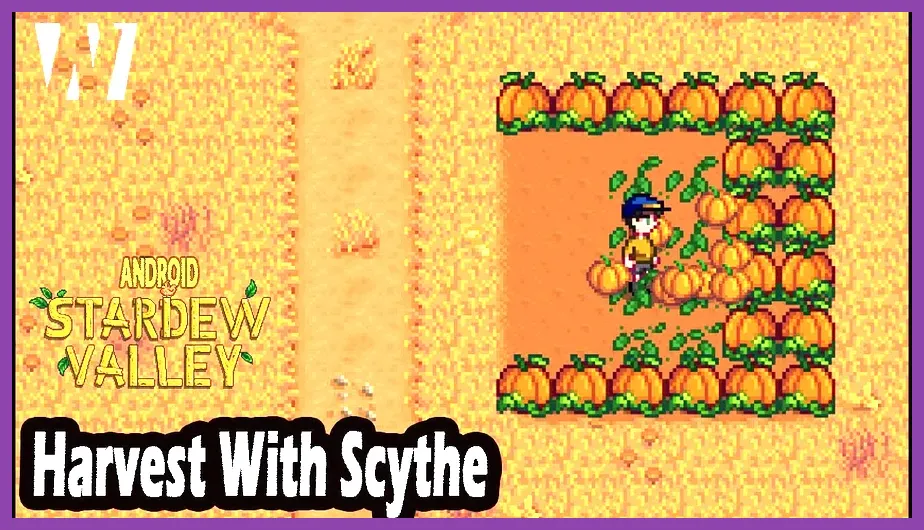 Stardew Valley mobile gameplay showcasing crop harvesting