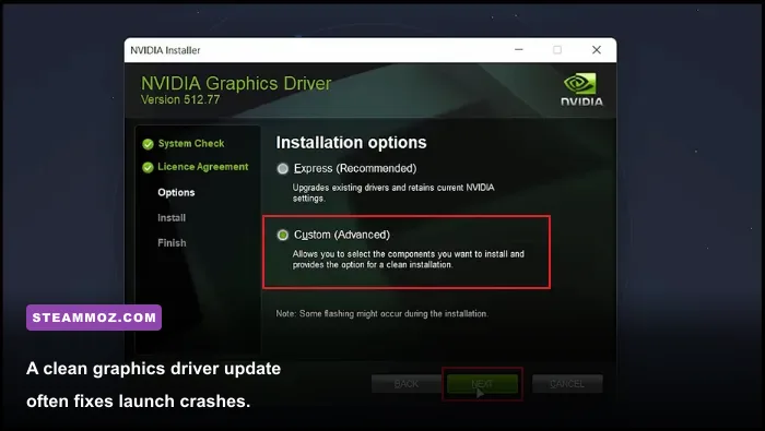 Windows gaming PC with graphics driver update tools open