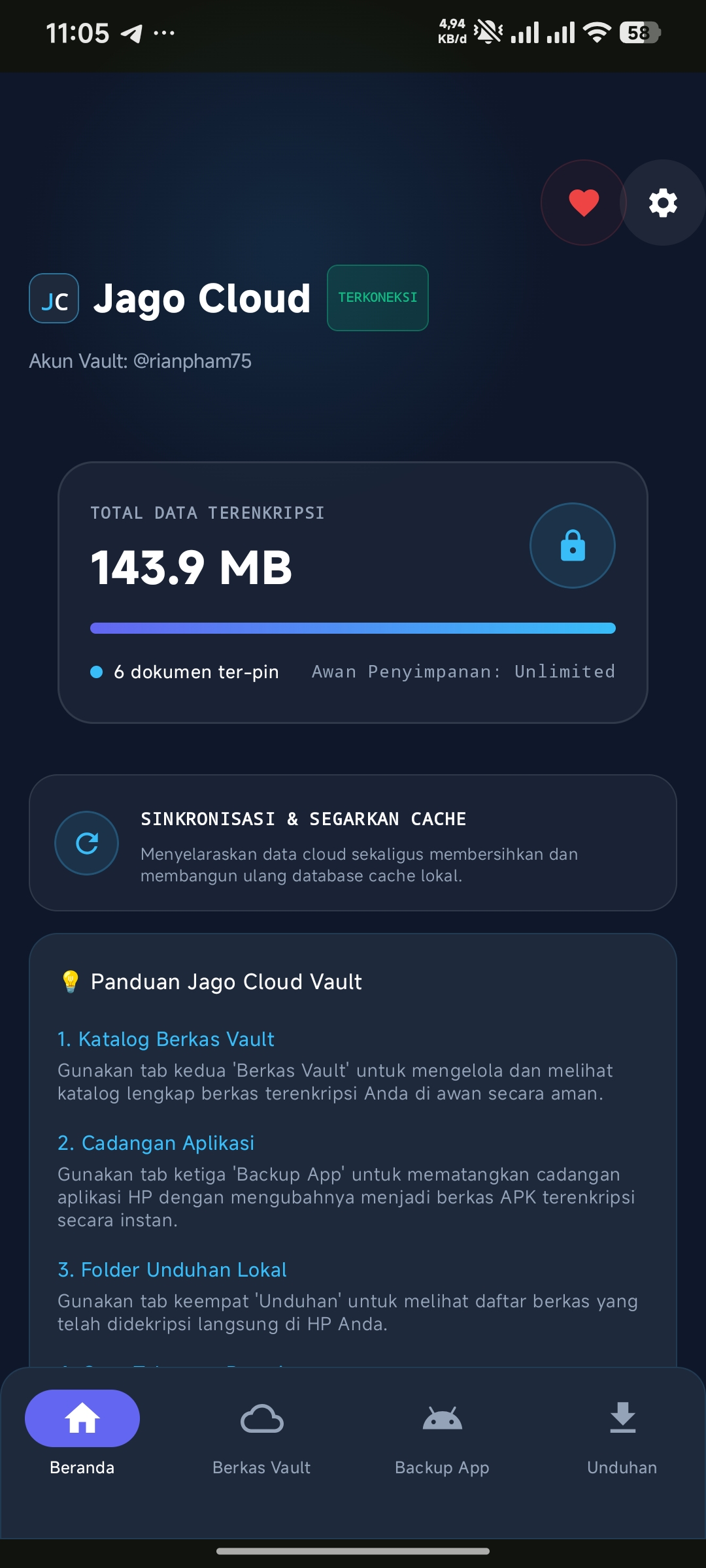 JAGO CLOUD Screenshot