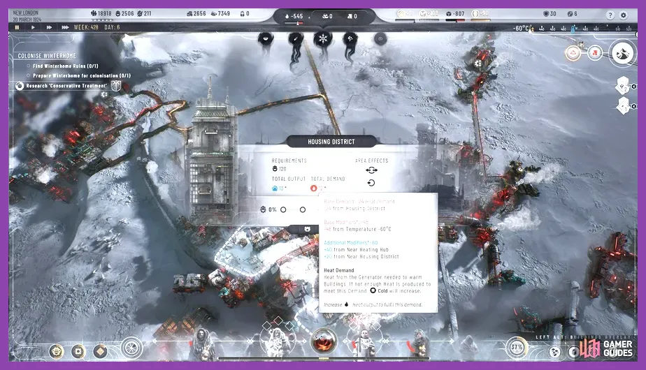 Frostpunk 2 severe weather alert and whiteout conditions