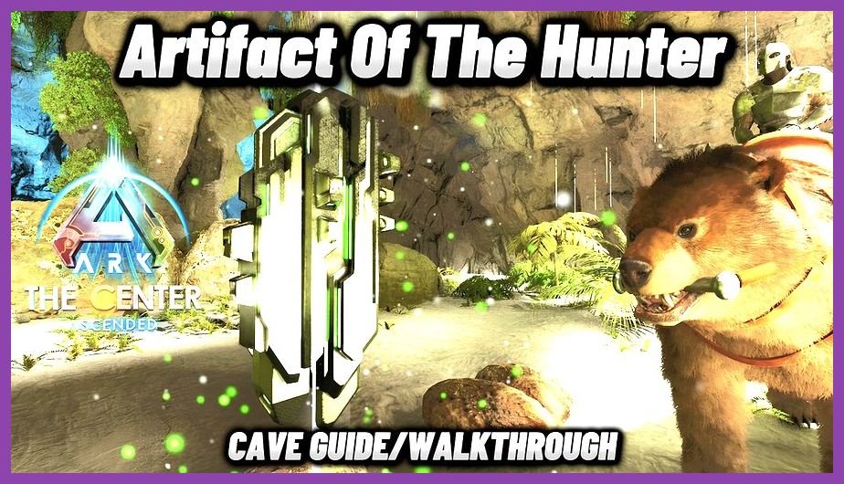 Artifact of the Hunter glowing inside Lower South Cave