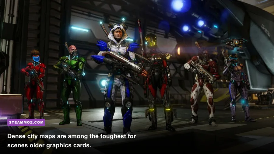 XCOM 2 ADVENT city mission with explosions, civilians, and destructible scenery