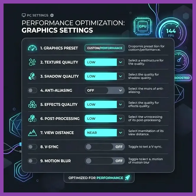 GTA 6 running at 1080p with recommended graphics settings for 60 FPS