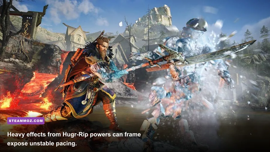 Odin using the Hugr-Rip power in Assassin's Creed Valhalla Dawn of Ragnarök