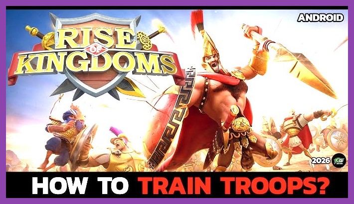 Rise of Kingdoms army training inside city barracks screen