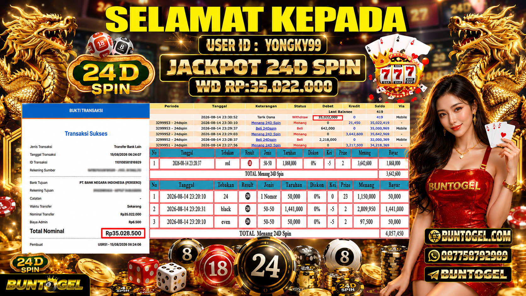 BUKTI BAYAR BUNTOGEL