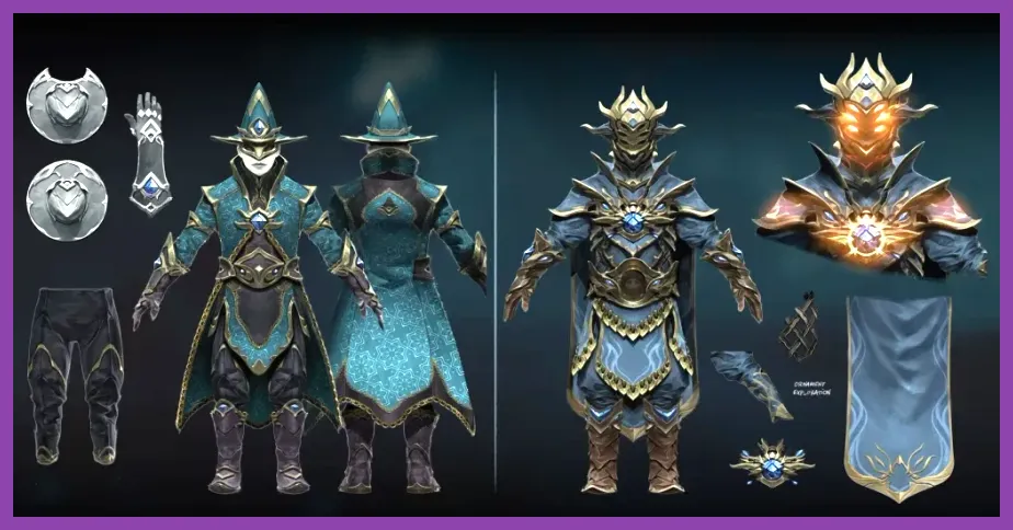 Veilweaver Garb armor set shown in Enshrouded