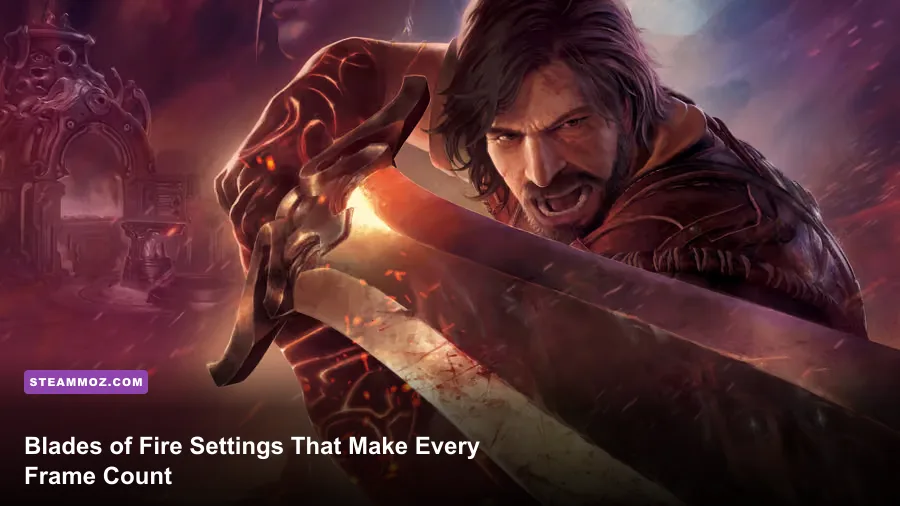 Aran de Lira fighting enemies in Blades of Fire on PC