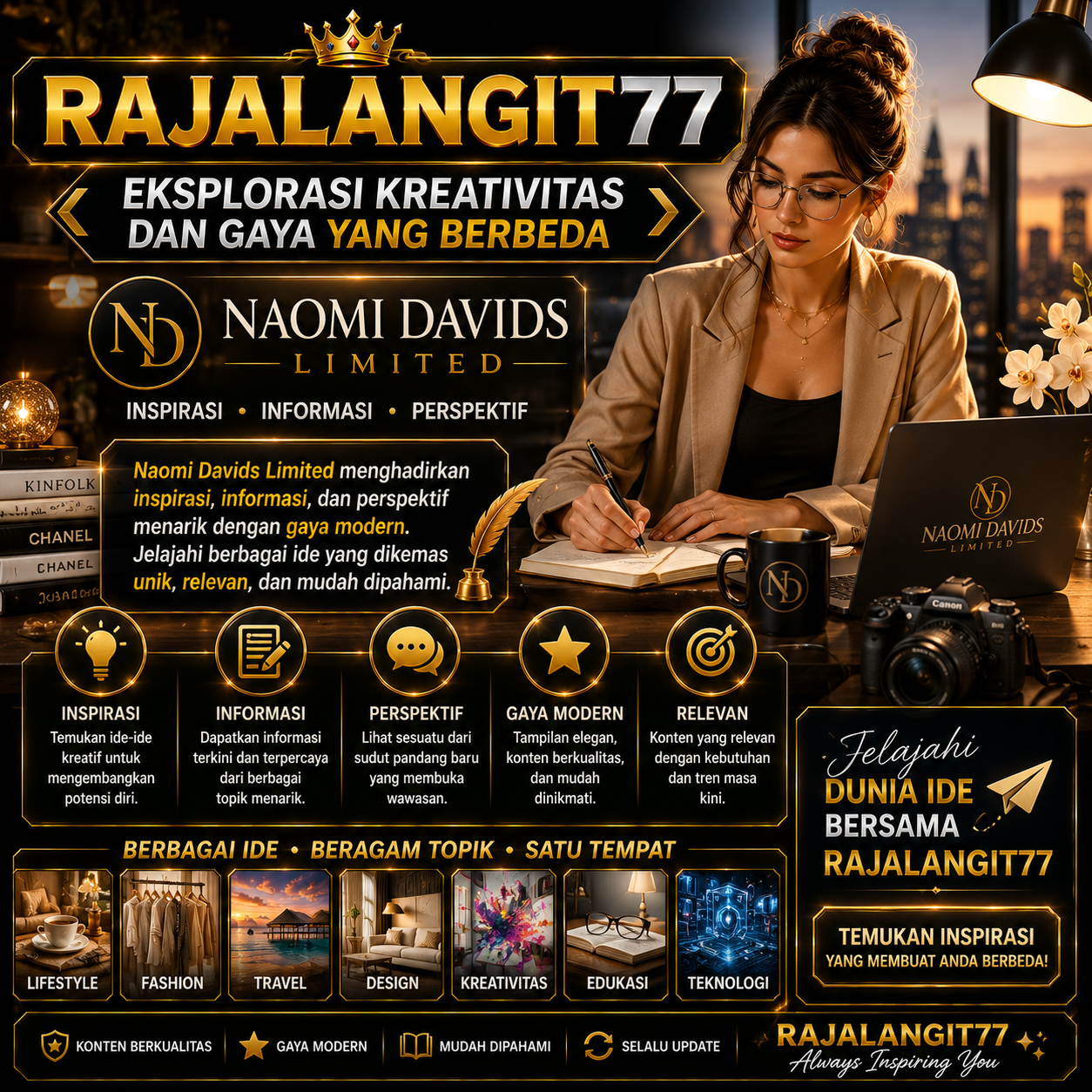 RAJALANGIT77 | Eksplorasi Kreativitas dan Gaya yang Berbeda by Hey siriusly
