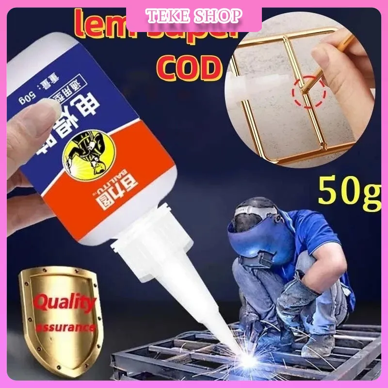 50g Lem G Korea Lem Cair Serbaguna Welding Oily Glue Solder Perekat Lem Super Lem Las Glue Serbaguna