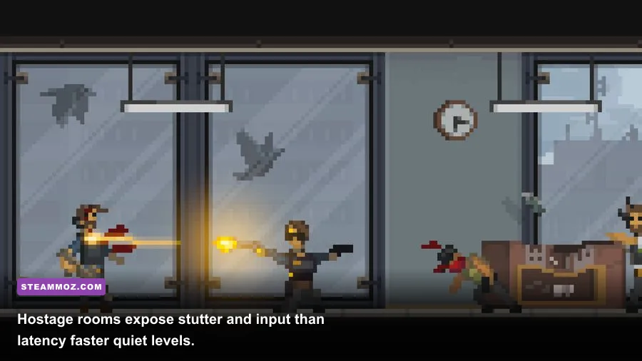 Door Kickers Action Squad hostage rescue inside an urban building