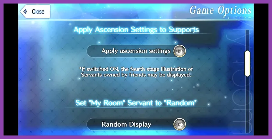 FGO customer support inquiry interface