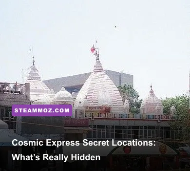 Cosmic Express space train carrying aliens through a colorful puzzle world