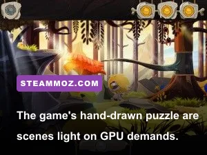 Fire! gameplay screenshot with Ungh solving a puzzle in the Stone Age