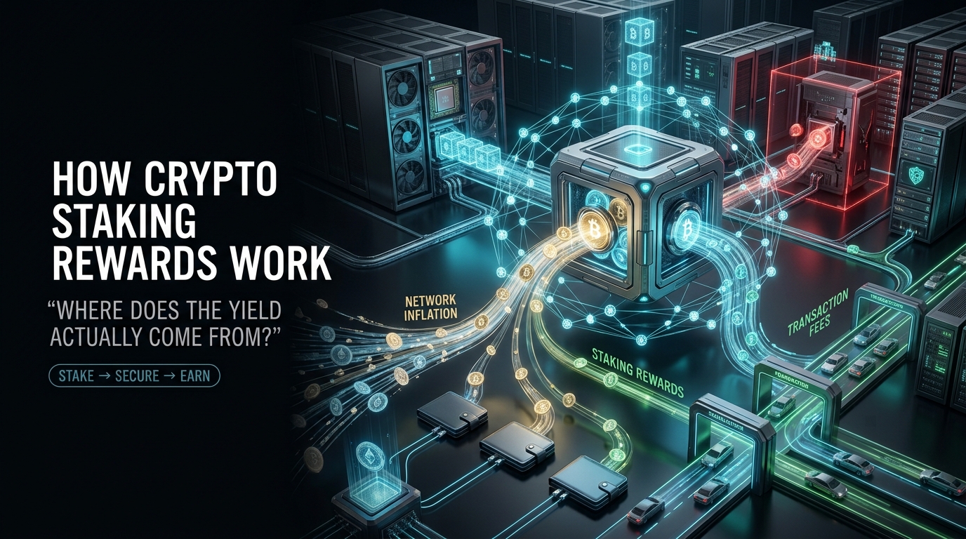 Crypto staking rewards work illu 202608201333