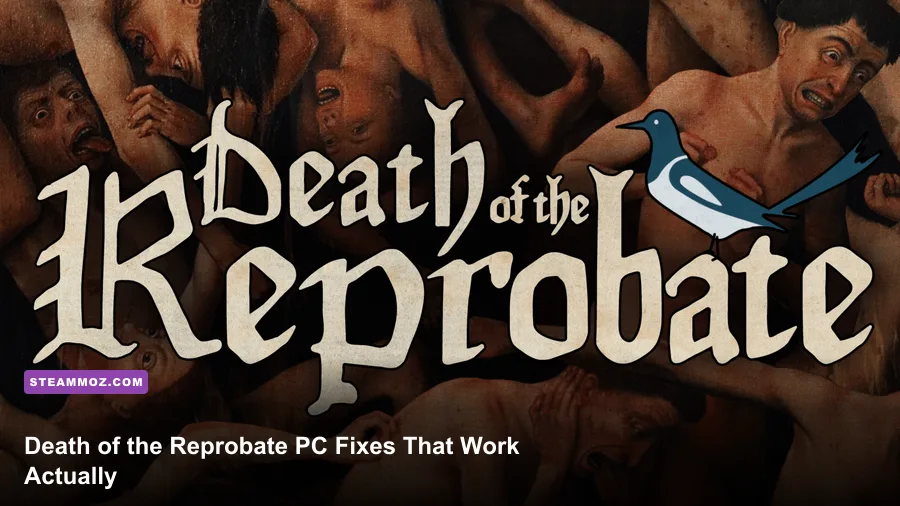 Death of the Reprobate gameplay showing its painted medieval landscape