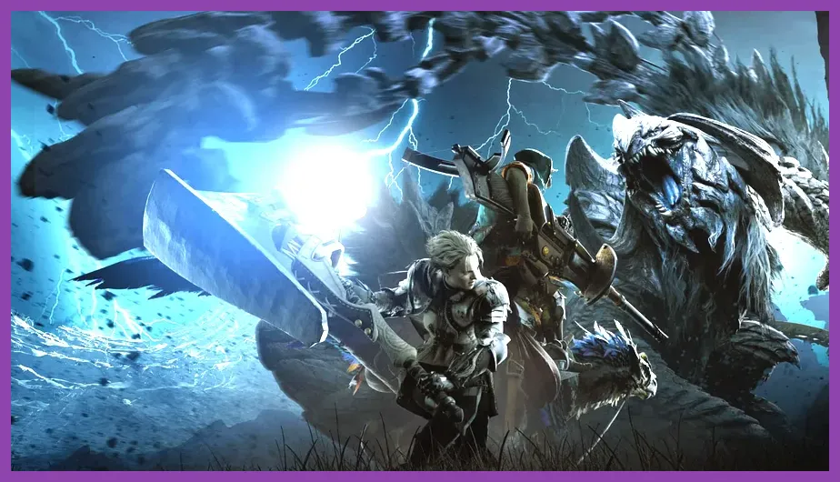 Intense boss fight in Monster Hunter Wilds
