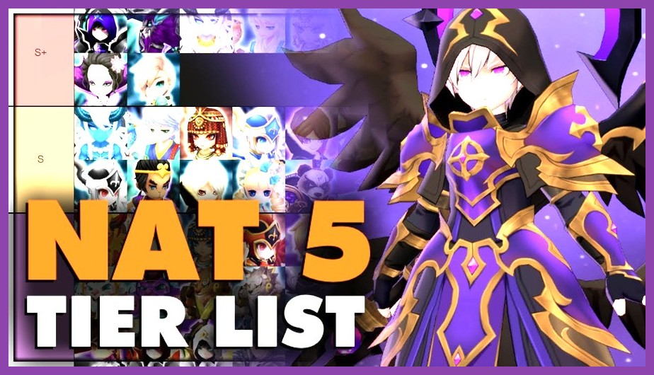 Summoners War Chronicles Nat 5 monsters lineup