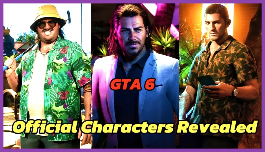 Main cast character design overview
