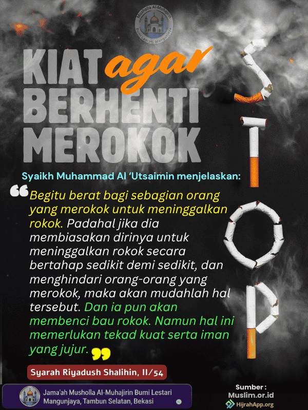 Kiat Agar Berhenti Merokok