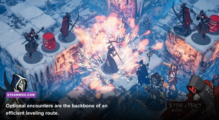 Absolute Tactics Daughters of Mercy optional combat encounter on the overworld