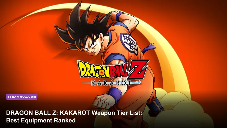 Goku flying across the open world in DRAGON BALL Z KAKAROT
