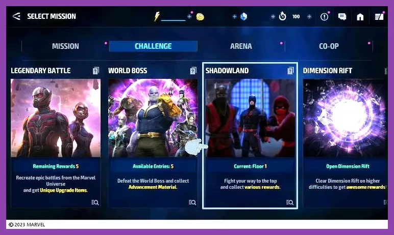Marvel Future Fight competitive leaderboards