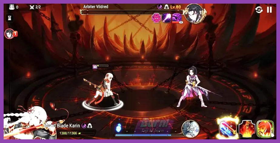 Epic Seven Arena PvP high tier combat