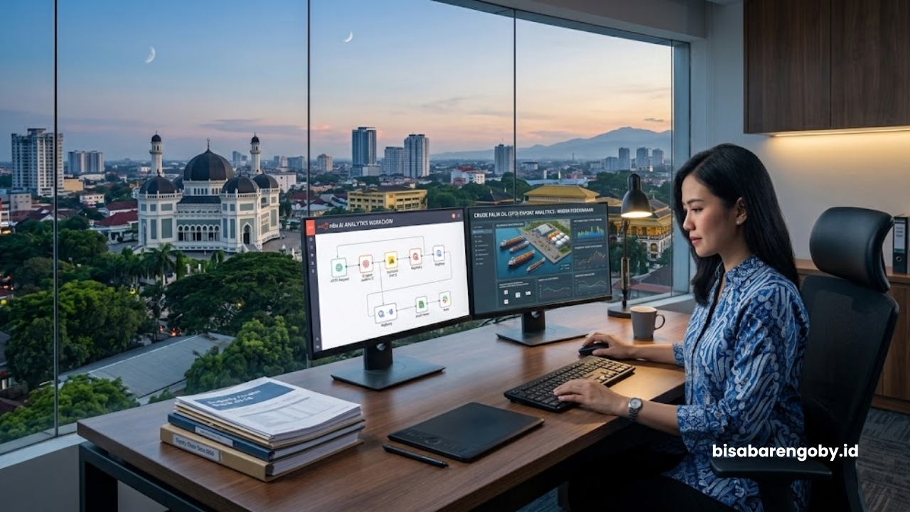 Manajer pengadaan menyeleksi vendor AI Analytics untuk perusahaan di Bogor berbasis n8n