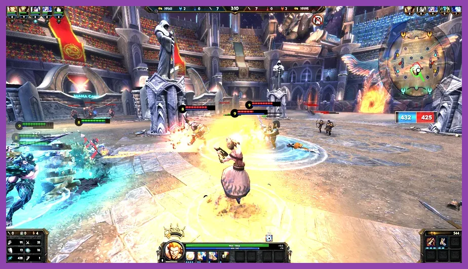 SMITE running at 1080p on a low-end gaming PC