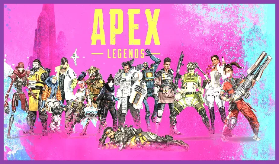 Apex Legends characters standing ready for battle