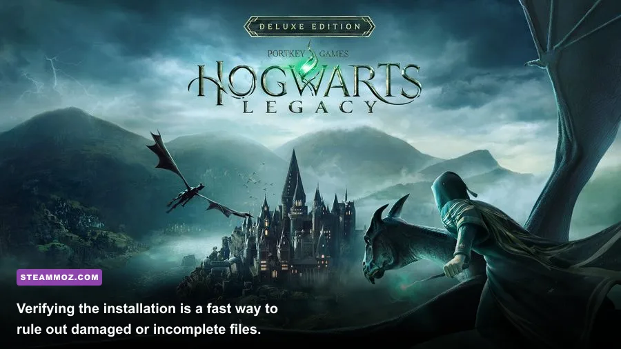 Hogwarts Legacy PC DLSS and FSR 2 image quality comparison in a Hogwarts courtyard