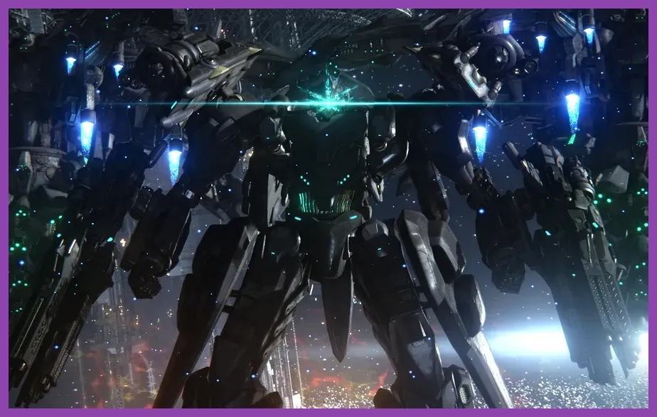 Armored Core 6 ALLMIND and Iguazu final boss encounter in the Alea Iacta Est route